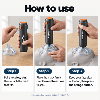CalmVac™ Emergency Anti-Choking Device